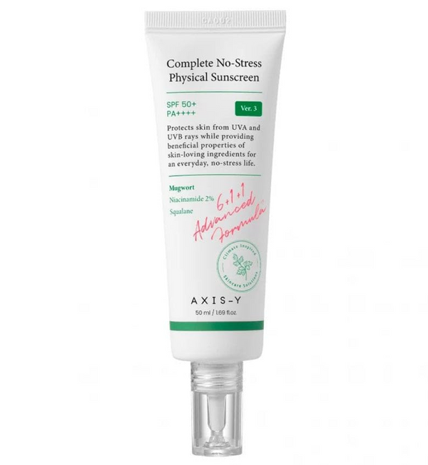 Axis-Y Complete No-Stress Physical Sunscreen SPF50+ PA++++