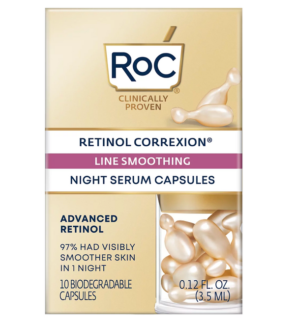 RoC Retinol Correxion® Line Smoothing Night Serum Capsules