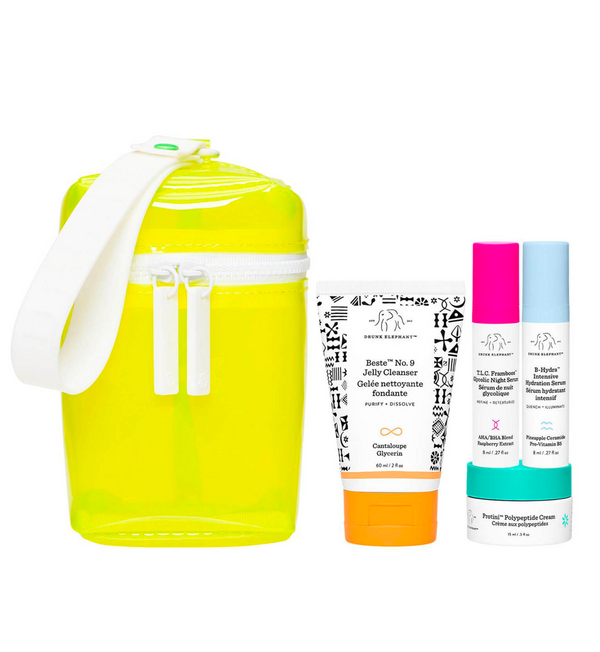 Drunk Elephant Littles Night Out Set with Jelly Travel Bag