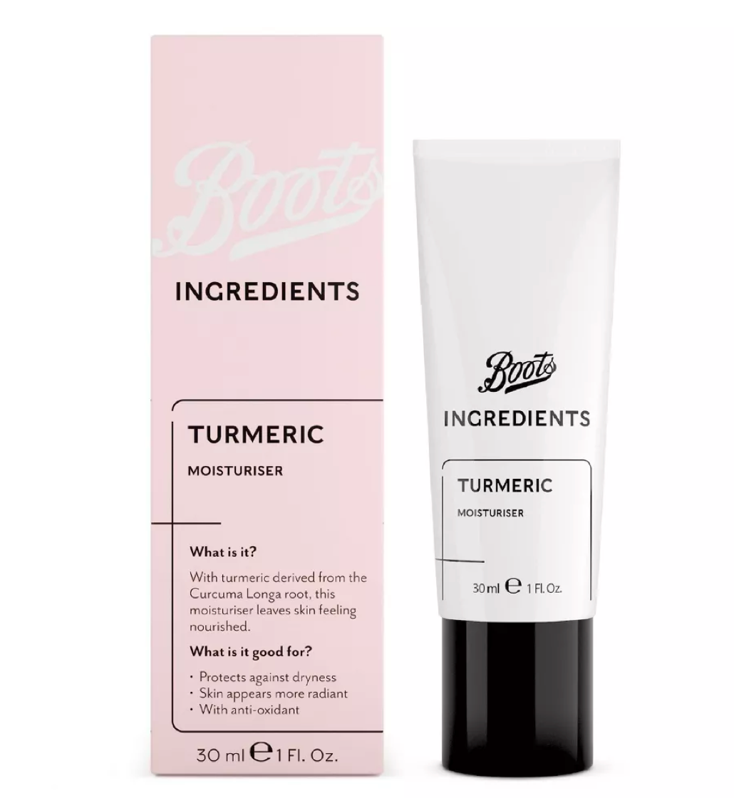 Boots Ingredients Turmeric Moisturiser