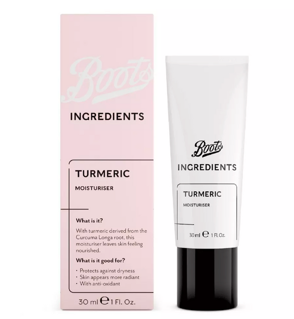 Boots Ingredients Turmeric Moisturiser