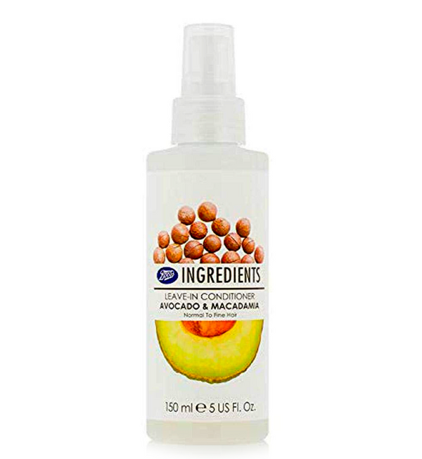 Boots Ingredients Leave-In Conditioner Avocado & Macadamia