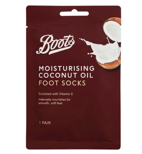 Boots Coconut Oil Moisturising Foot Socks